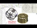 SolidWorks Tutorial-Mercedes Alloy Wheel Modeling