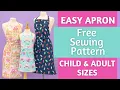 Easy FREE Apron Sewing Pattern