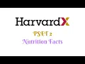 HarvardX CS50 Python Nutrition Facts PSET 2