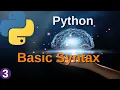 Python Basic Syntax -