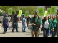 UC employees across California demand higher wages affordable housing