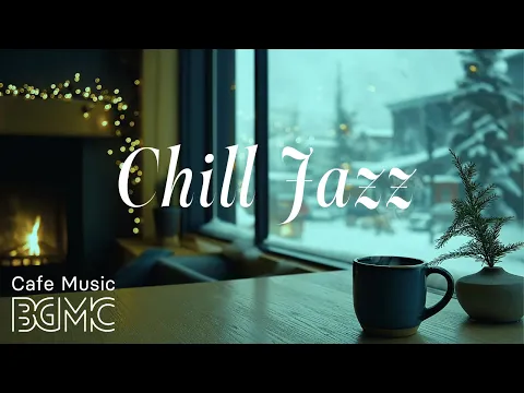 Chill Jazz Piano Ballads ✨ Cozy Winter Cafe Ambience | Relax, Study, Sleep