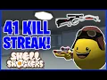41 Kill Streak Smooth 144 FPS Gameplay Shell Shockers