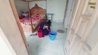 tumpavlog my daily routine floor cleaning by hand tumpavlog