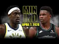 Minnesota Timberwolves vs Indiana Pacers Full Game Highlights - April 7 2026 NBA Season