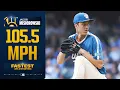 105 5 MPH Jacob Misiorowski throws the hardest recorded pitch by a starter MLB Highlights