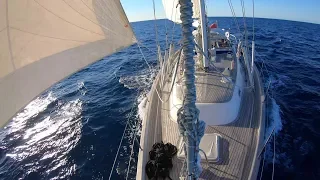 Sailing USA to Bahamas – Biscayne Bay FL to Nassau – Hallberg Rassy 54 Cloudy Bay – Dec’19. S19 Ep23