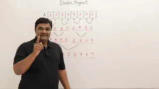 Iterative Merge Sort By Abdul Bari