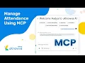 Manage Attendance Using MCP UVA
