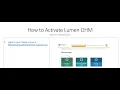 How to Activate Lumen OHM online homework management