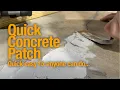 How to Fix a Crack in Concrete -