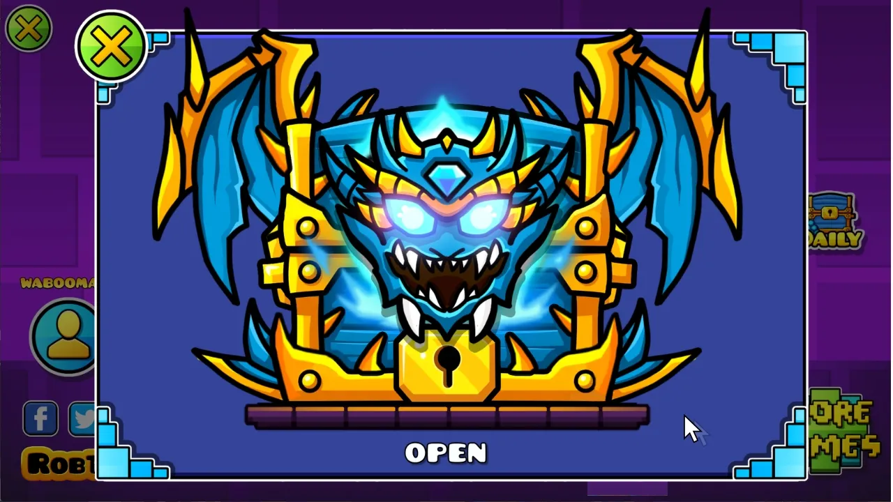 If Geometry Dash had WAY MORE Chests