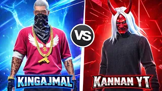 KingAjmal vs Kannan YT!😳😱 തീ പാറും കളി!🔥💯 Best 1vs1 Clash Squad Battle - Free Fire Malayalam💥