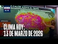 Clima hoy Estados Unidos viernes 13 de marzo 2026 Calor tormentas y un regreso brusco al invierno