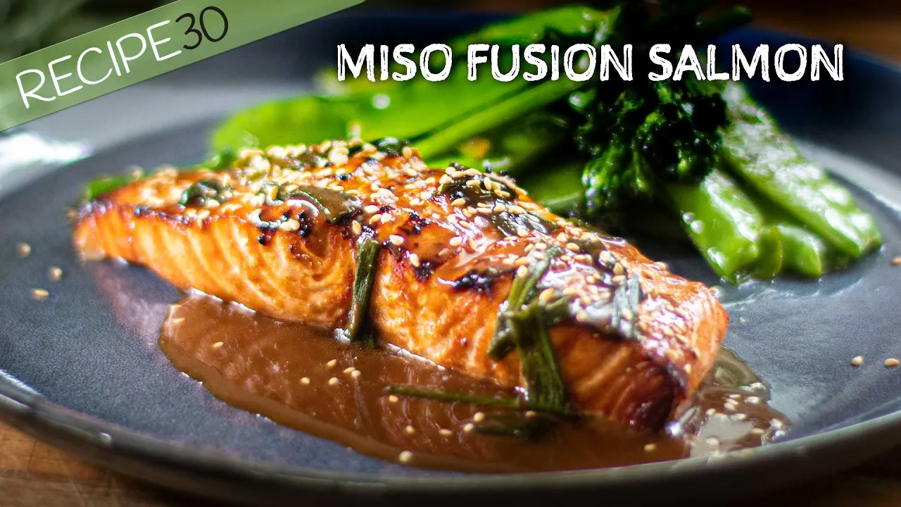 Hey Salmon Lovers, Try this Asian Fusion Miso Salmon Recipe, it