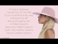 Download Lagu Lady Gaga - Million Reasons | Lyrics Songs