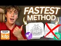 The Laziest Way to Create Coloring Books to Sell on Amazon KDP