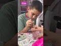 9 YEAR OLD Nail Artist My son does my Nails