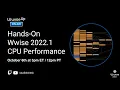 Wwise Up On Air Wwise 2022 1 - CPU Performance