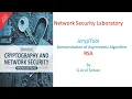 JCrypTool Tutorial - Demo Asymmetric Algorithm-RSA Demonstration using JCrypTool