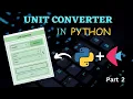 Making a Unit Converter In PYTHON No JS Part 2