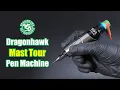 Dragonhawk Mast Tour Tattoo Machine Rotary Pen