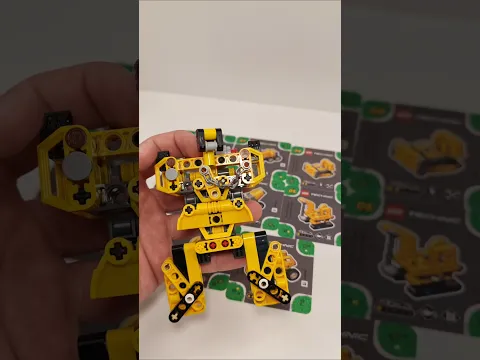 LEGO Technic Small G1 Devastator MOC (42233)[291 pcs] Building #shorts @TopBrickBuilder