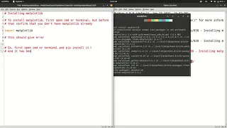 Installing Matplotlib Python