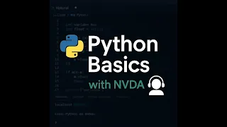 While loop Password checker Program Python for Blind - L10 Learn programming with NVDA