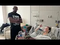 Bethany asks Larry if he s going to stay the night with her at the hospital