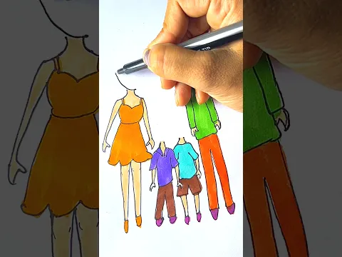 A Funny Family Story is back #shorts #art #craft #drawing