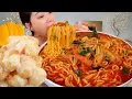 ASMR 해물짬뽕을 시켰는데 이게 맞나요? 짬뽕 크림새우 리얼먹방 :) Jjambbong , Fried cream shrimp MUKBANG