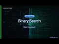 LeetCode 704 Binary Search The Binary Search Trick C