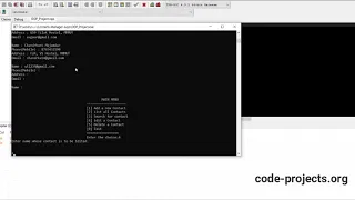 Contact Manager App In C With Source Code Source Code Projects