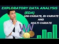 Exploratory Data Analysis EDA Univariate Bivariate and Multivariate Pandas Projects