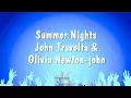 Summer Nights - John Travolta \u0026 Olivia Newton-john (Karaoke Version)