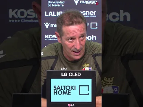 🎙️ Luis Miguel Ramis: "Tenemos confianza en lo que estamos haciendo". | Club Atlético Osasuna