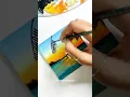 Beach sunset Easy canvas painting with Acrylics Landscape Painting tutorial