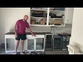 FUFUGAGA Large Dog Crate Furniture Wooden Dog Crate Kennel review FUFU GAGA