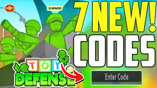 WAVE 50 NEW UPDATE CODES - TOY DEFENSE ROBLOX CODES