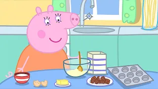 Peppa Pig Playground 🐽 | Mummy Pig Bakes A Chocolate Cake | Peppa Pig Full Episodes