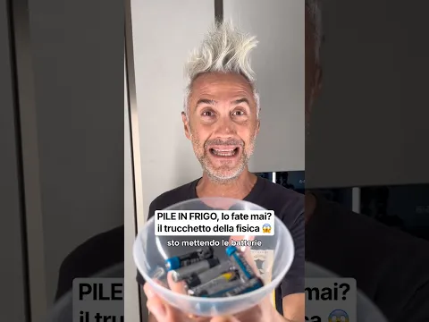 Ma davvero le BATTERIE in FRIGO? 😱 #lafisicachecipiace