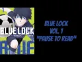 BLUE LOCK MANGA VOLUME 1