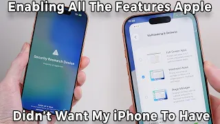 Unlocking Never Before Seen iPhone Features - iPadOS Running On My iPhone.