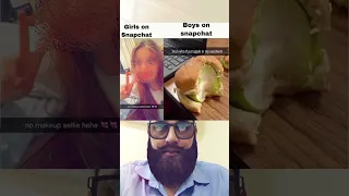 Girls On Snap Chat VS Boys Funnymeme Amazingmemes Funnyimages Funny Memehub 