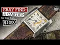 Broken Cartier from eBay - Vintage Cartier Tank Restoration for less than 1 000