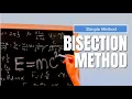 Bisection Method Example Simplest Method Guaranteed