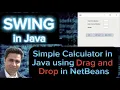 Simple Calculator in Java Using Drag and Drop in NetBeans
