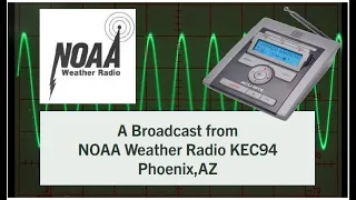 NOAA Weather Radio KEC94 Phoenix AZ