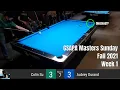 Greater Seattle APA Masters Sunday Fall 2021 Colin Su vs Aubrey Durand Ox Billiards
